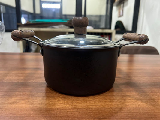 Denote Carbon Steel (Iron) Mini Casserole with Glass Lid