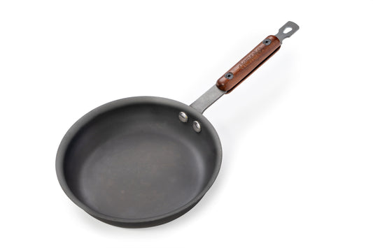 Denote Carbon Steel (Iron) Fry Pan & Wooden Handle