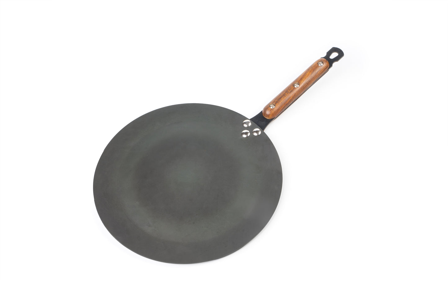 Denote Carbon Steel (Iron) Roti Tawa & Wooden Handle