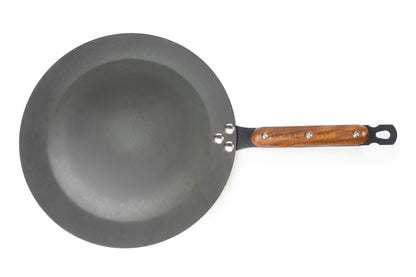 Denote Carbon Steel (Iron) Roti Tawa & Wooden Handle