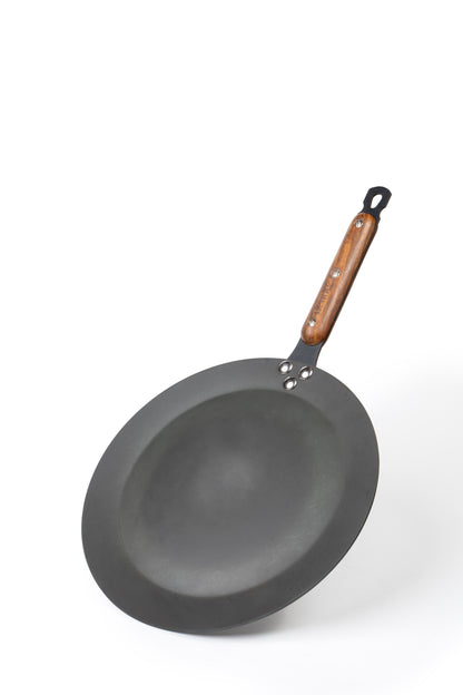 Denote Carbon Steel (Iron) Roti Tawa & Wooden Handle